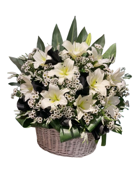 قیمت سبد گل تسلیت